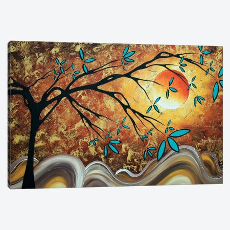 Apricot Moon Canvas Print #MDN43} by Megan Duncanson Canvas Art Print