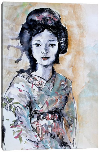 Geisha I Canvas Art Print - Japanese Culture