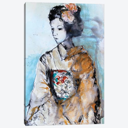 Geisha II Canvas Print #MDP18} by Marina Del Pozo Canvas Art