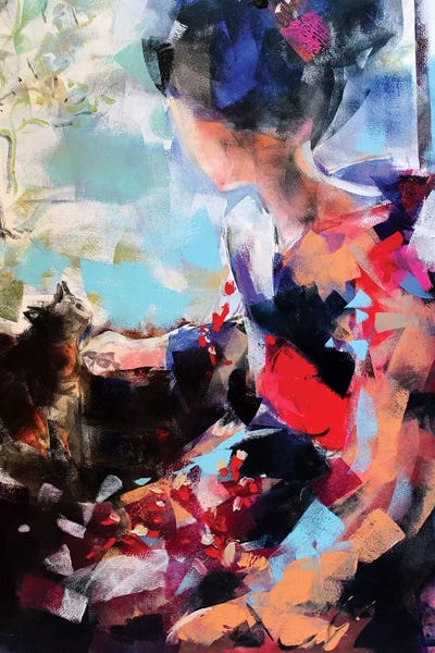 Marina Del Pozo: Geisha And Cat II by Marina Del Pozo