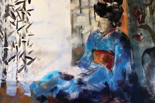 Bamboo: Geisha Sleeping by Marina Del Pozo