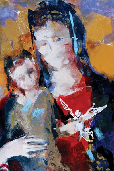 Marina Del Pozo: Gold Madonna II by Marina Del Pozo