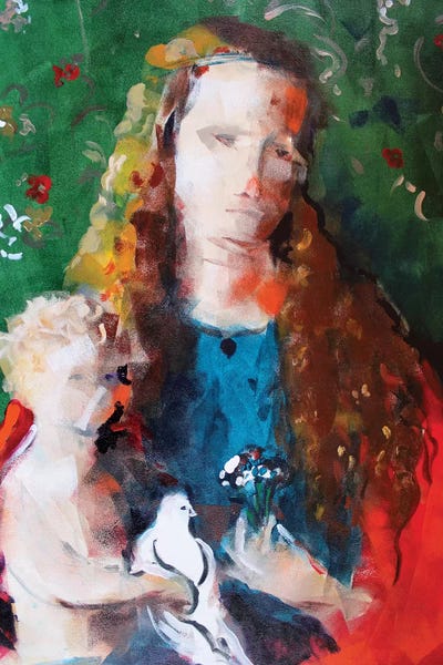 Marina Del Pozo: Green Madonna by Marina Del Pozo