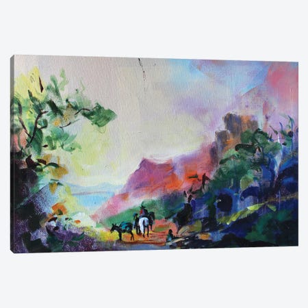 Antique Landscape I Canvas Print #MDP2} by Marina Del Pozo Canvas Print