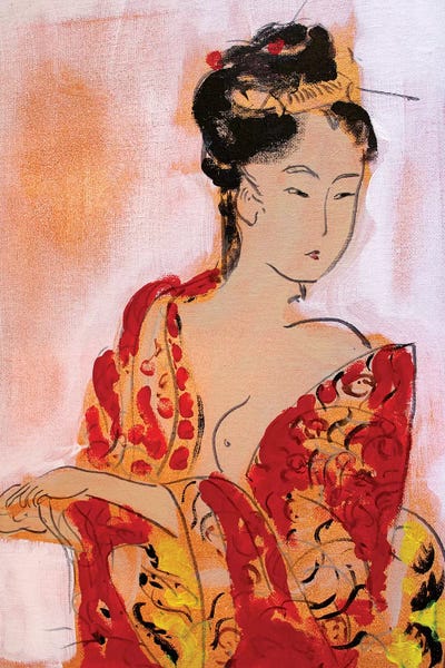 Little Geisha III by Marina Del Pozo canvas print