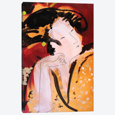 Little Geisha IV Canvas Print #MDP32} by Marina Del Pozo Canvas Art