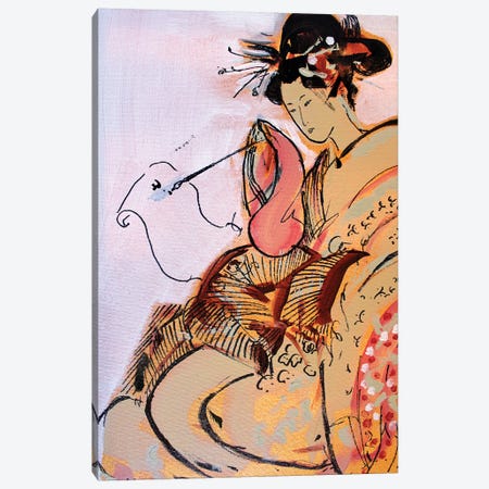 Little Geisha VI Canvas Print #MDP34} by Marina Del Pozo Canvas Art Print