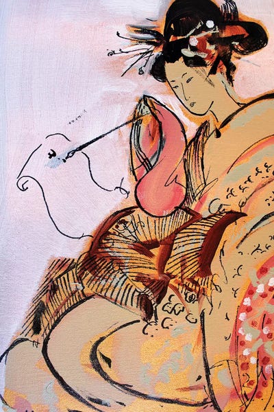 Marina Del Pozo: Little Geisha VI by Marina Del Pozo