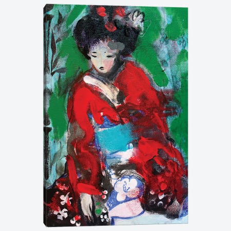 Little Geisha Number I Canvas Print #MDP35} by Marina Del Pozo Art Print