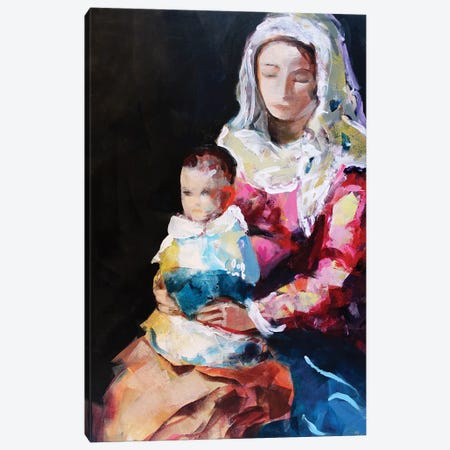 Madonna XVII Canvas Print #MDP39} by Marina Del Pozo Canvas Artwork