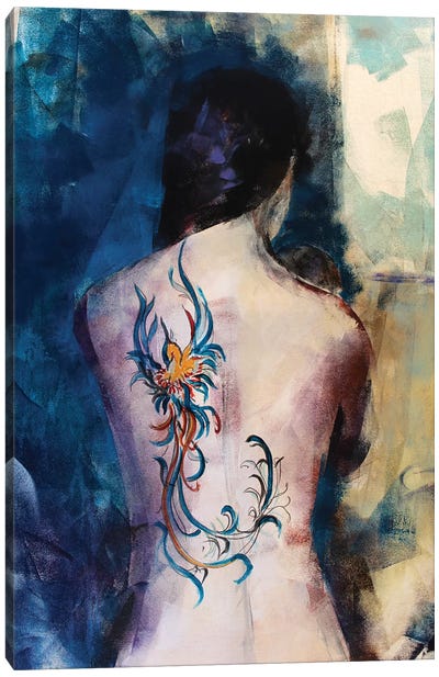 Tattoo Canvas Art Print - Land of the Rising Sun