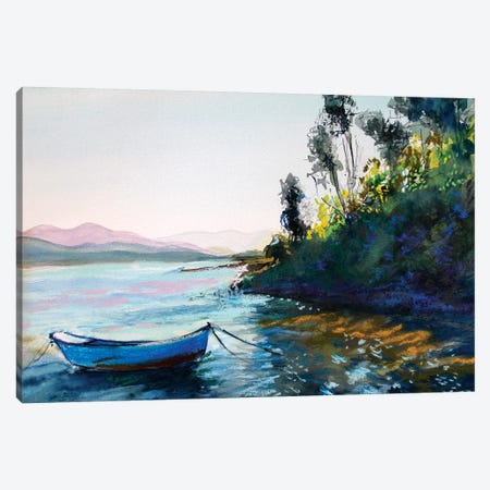 The Boat Canvas Print #MDP60} by Marina Del Pozo Canvas Print