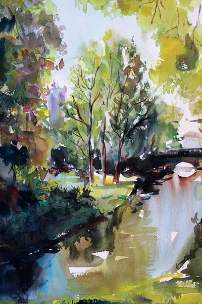 The Bridge II by Marina Del Pozo art print