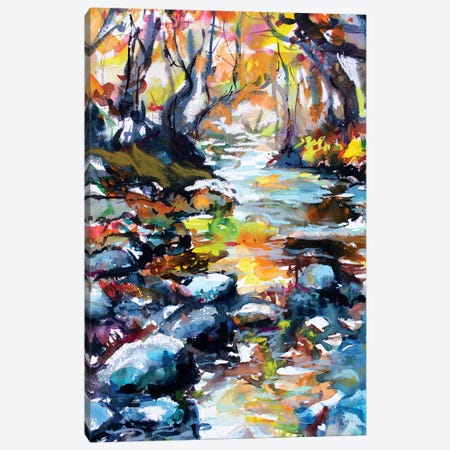 The River Canvas Print #MDP66} by Marina Del Pozo Canvas Wall Art