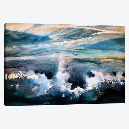 The Wave Canvas Print #MDP70} by Marina Del Pozo Canvas Art