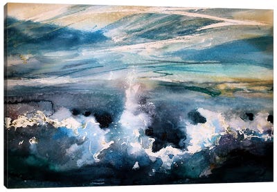 The Wave Canvas Art Print - Marina Del Pozo