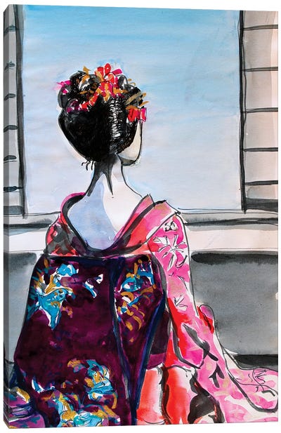 The Window Canvas Art Print - East Asian Culture