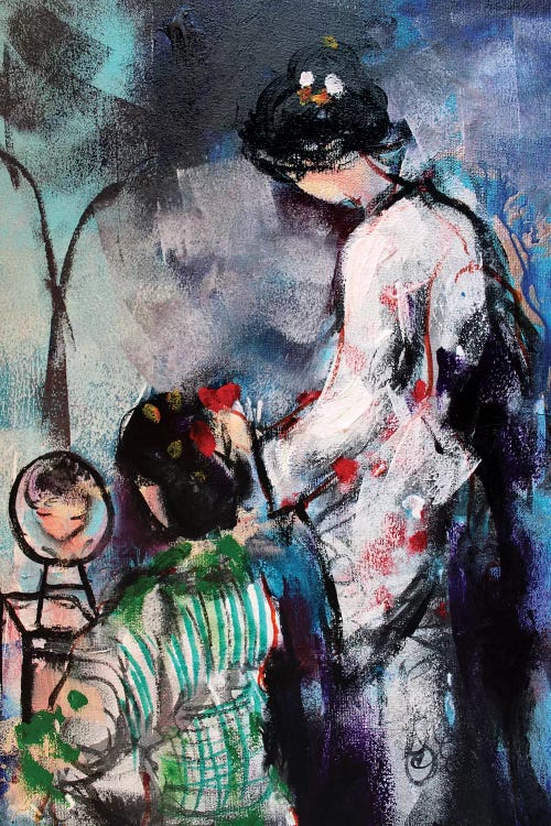 Two Geishas I by Marina Del Pozo wall art