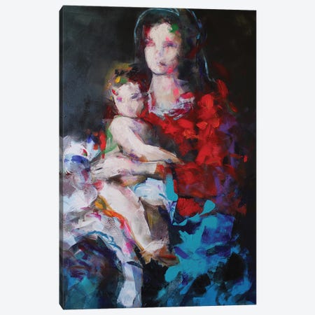 Madonna And Child Canvas Print #MDP88} by Marina Del Pozo Canvas Art Print