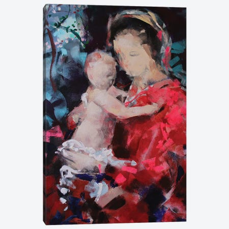 Sweet Madonna Canvas Print #MDP89} by Marina Del Pozo Canvas Art Print