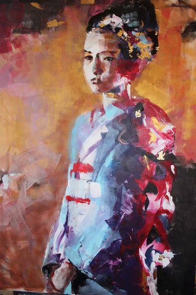 Good Gheisa by Marina Del Pozo framed wall art