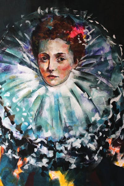 Dama III by Marina Del Pozo framed wall art