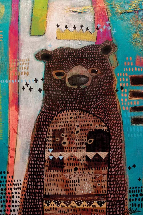 A Bear And A King by Madara Mason wall art
