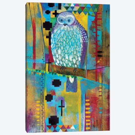 Mantling Owl Canvas Print #MDR35} by Madara Mason Art Print