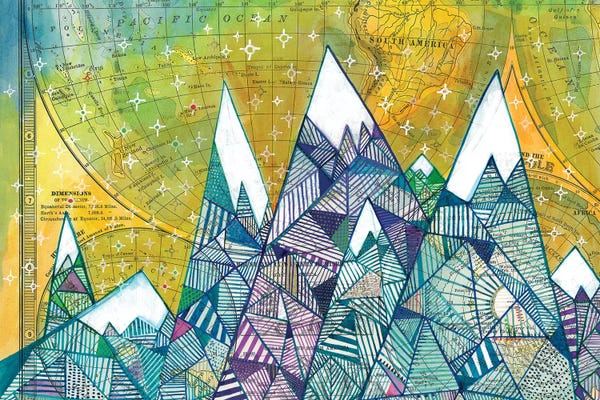 Madara Mason: Maps And Mountains II by Madara Mason