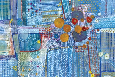 My Blue Garden by Madara Mason canvas print