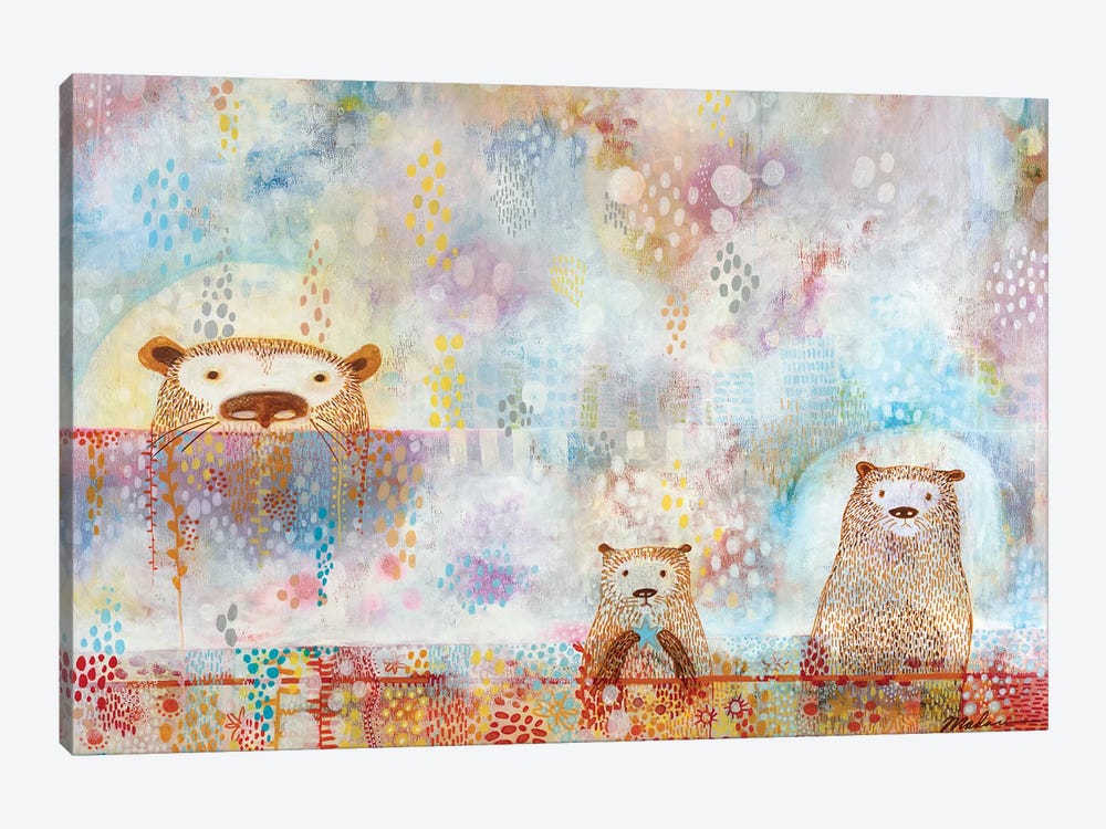 Otter Convention by Madara Mason 1-piece Art Print