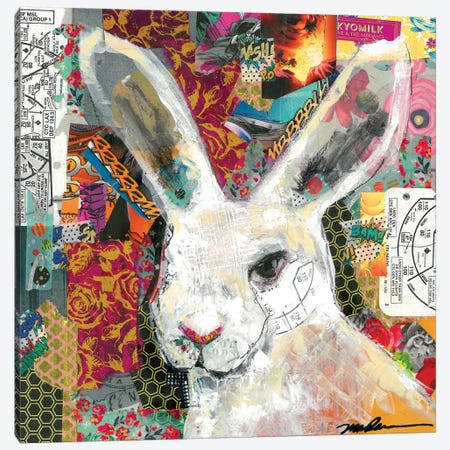 Rabbit Rabbit Canvas Print #MDR49} by Madara Mason Canvas Print