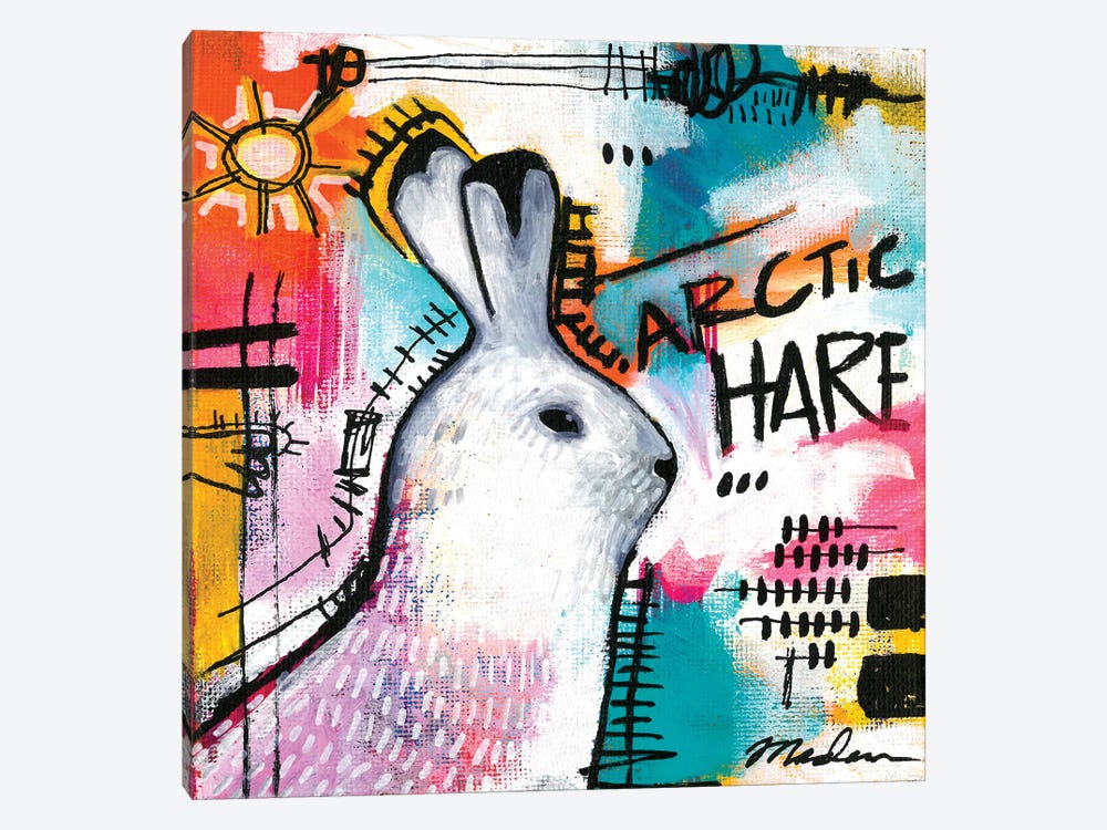 Alpha Hare by Madara Mason 1-piece Canvas Art Print