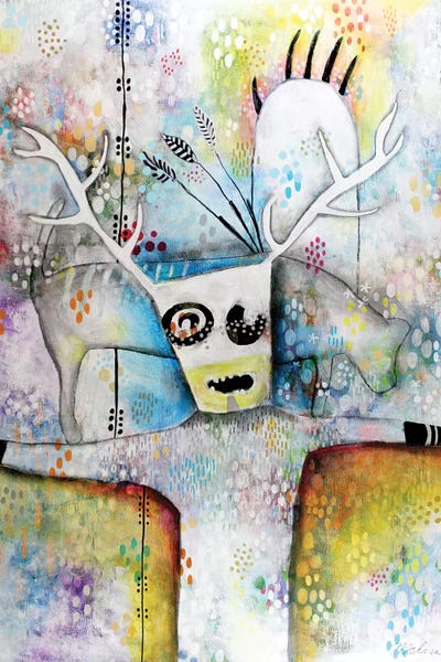 Madara Mason: Shaman With Bear Paw by Madara Mason