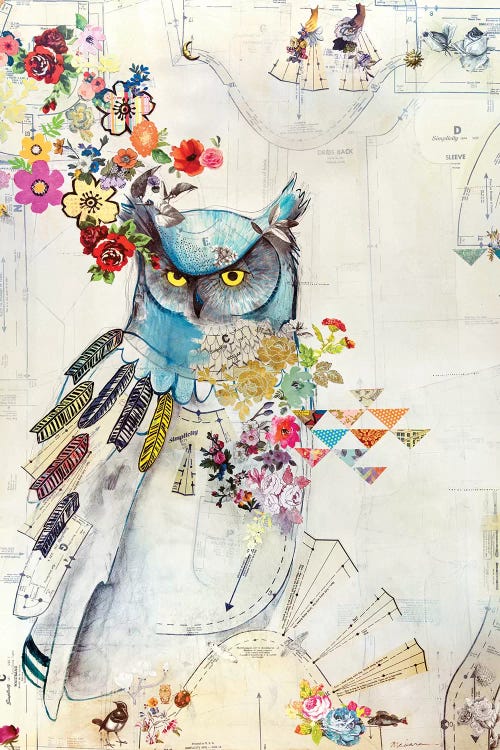 Unity Owl by Madara Mason wall art