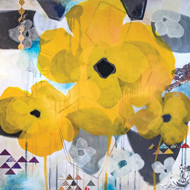 Yellow Poppies by Madara Mason wall art