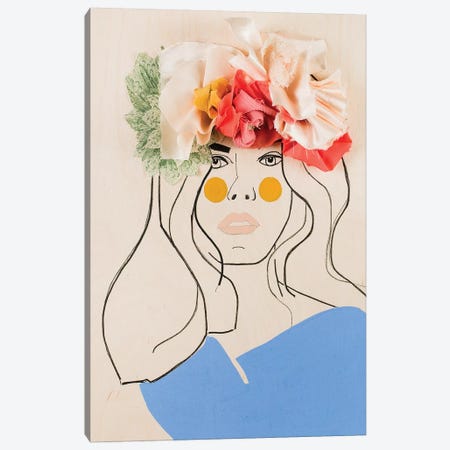 Flower Head I Canvas Print #MDS10} by Meredith Steele Art Print