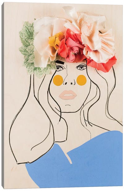 Flower Head I Canvas Art Print - Meredith Steele