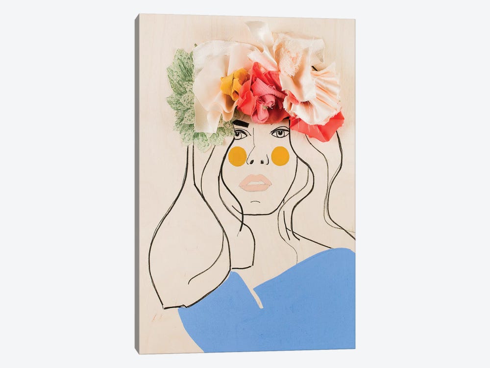 Flower Head I by Meredith Steele 1-piece Canvas Print