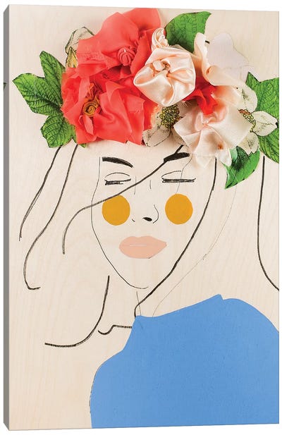 Flower Head III Canvas Art Print - Bohemian Flair 