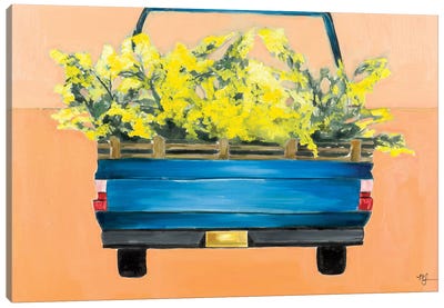 Acacia Truck Canvas Art Print - Bohemian Flair 
