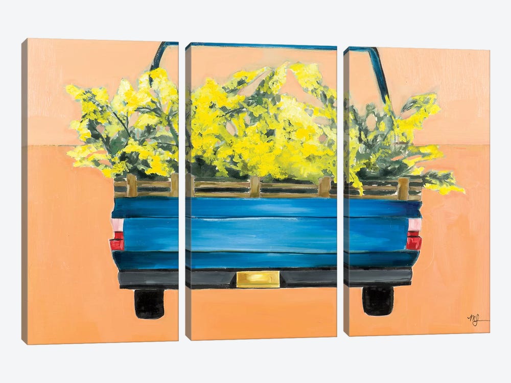 Acacia Truck by Meredith Steele 3-piece Canvas Print