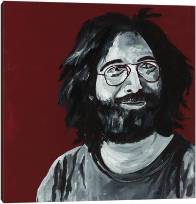 Jerry Canvas Art Print - Jerry Garcia