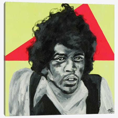 Jimi Canvas Print #MDS23} by Meredith Steele Canvas Wall Art