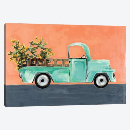 Kumquat Truck Canvas Print #MDS25} by Meredith Steele Art Print