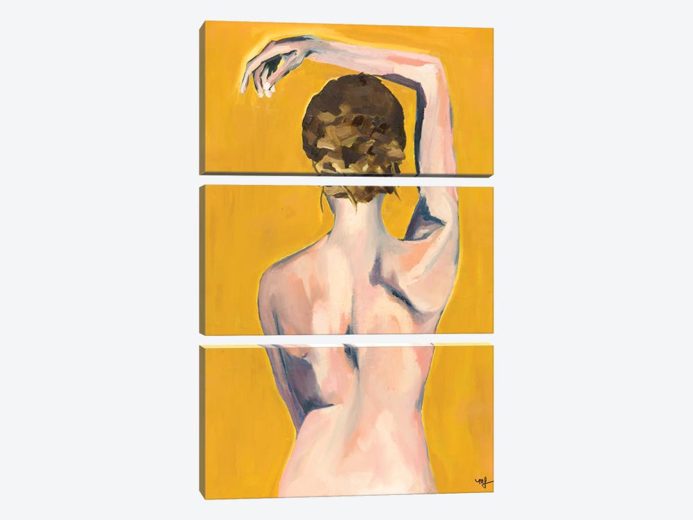 Nude VI by Meredith Steele 3-piece Canvas Art Print