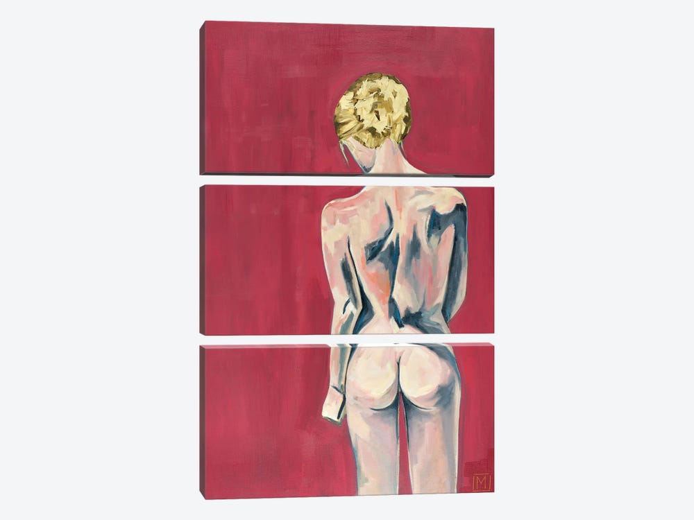 Nude VIII by Meredith Steele 3-piece Canvas Wall Art