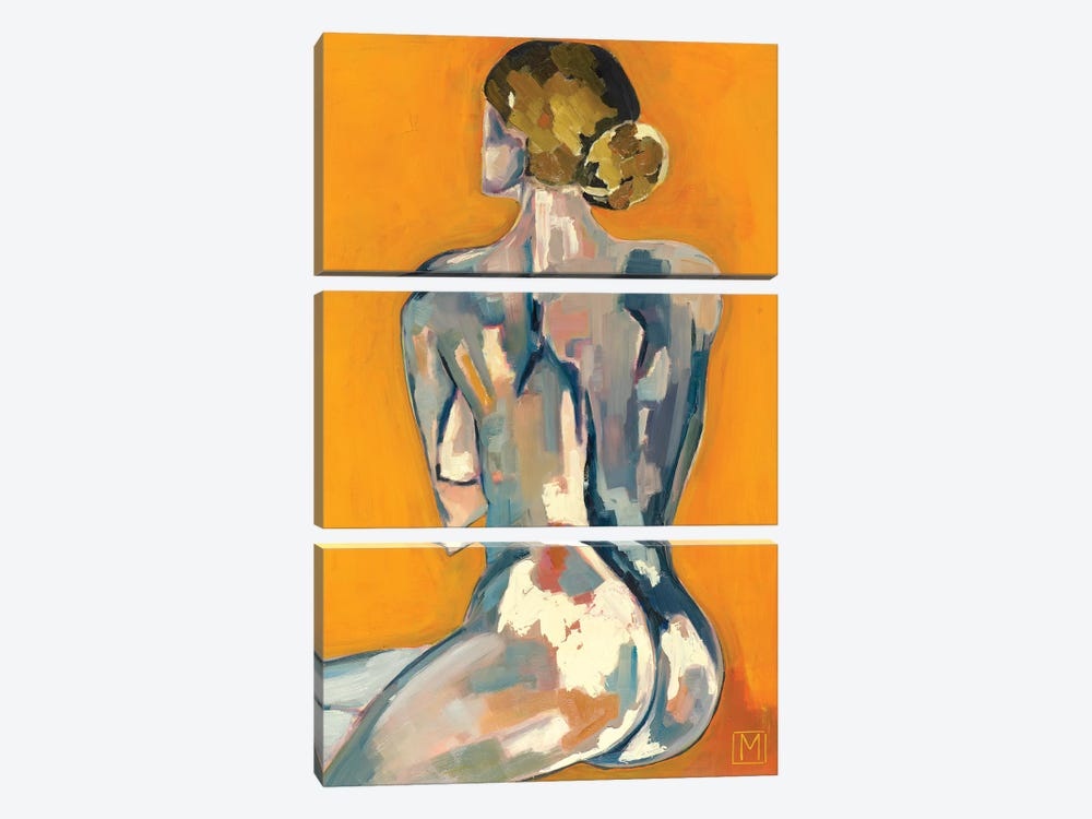 Nude XIV by Meredith Steele 3-piece Canvas Art