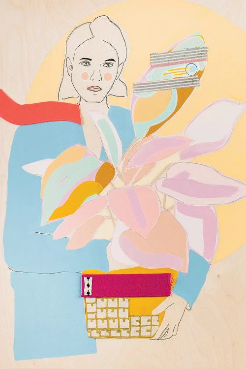 Plant Lady I by Meredith Steele wall art