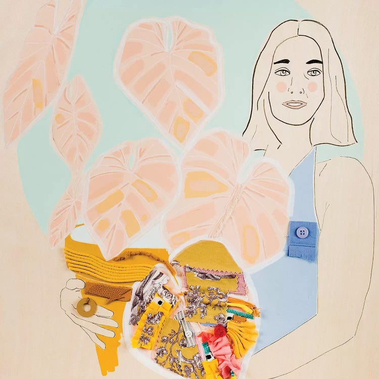 Plant Lady II by Meredith Steele wall art